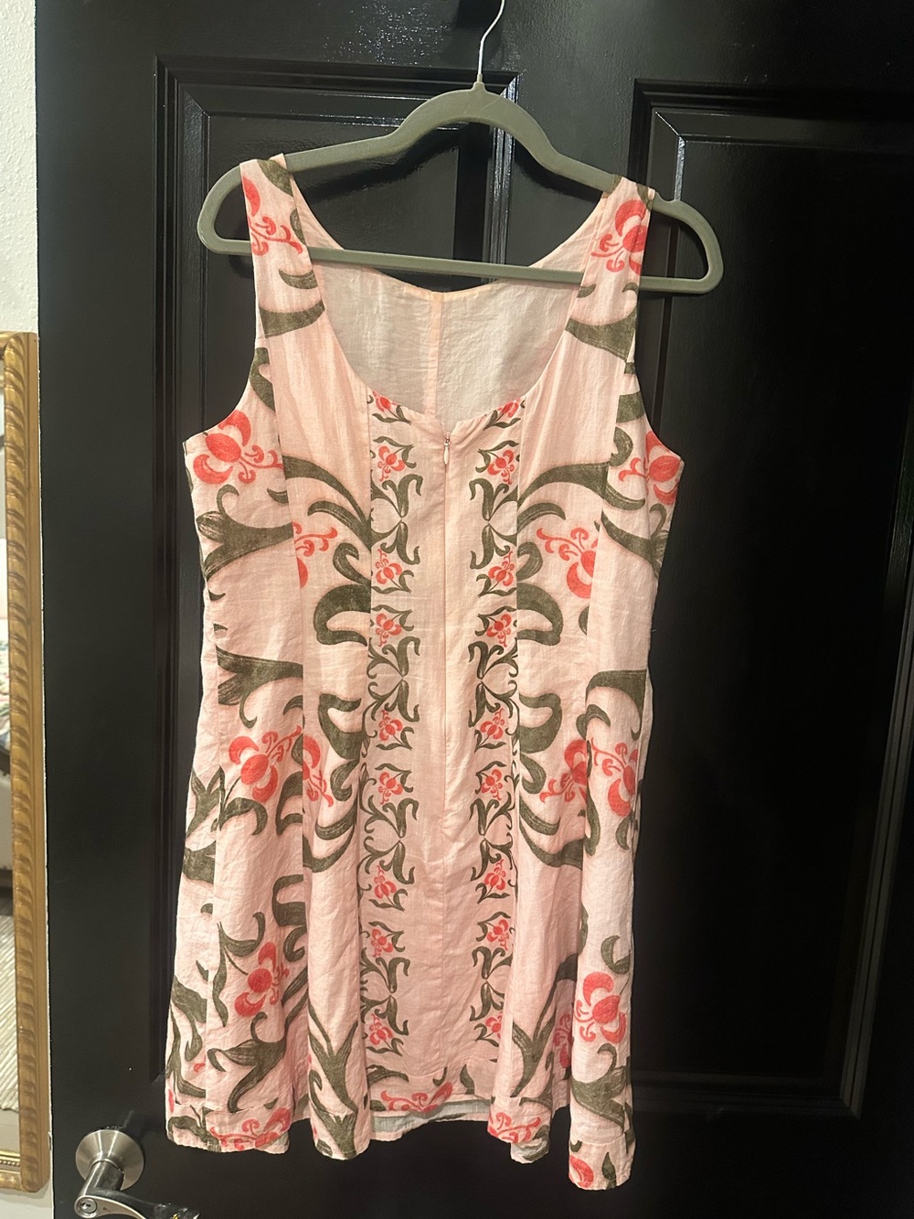 Sleeveless Pink Layla Blush Floral Mini Dress - Picture 2 of 3